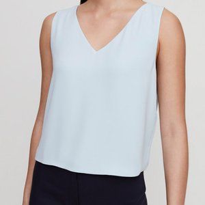 Aritzia Babaton Murphy Blouse Cropped Sleeveless